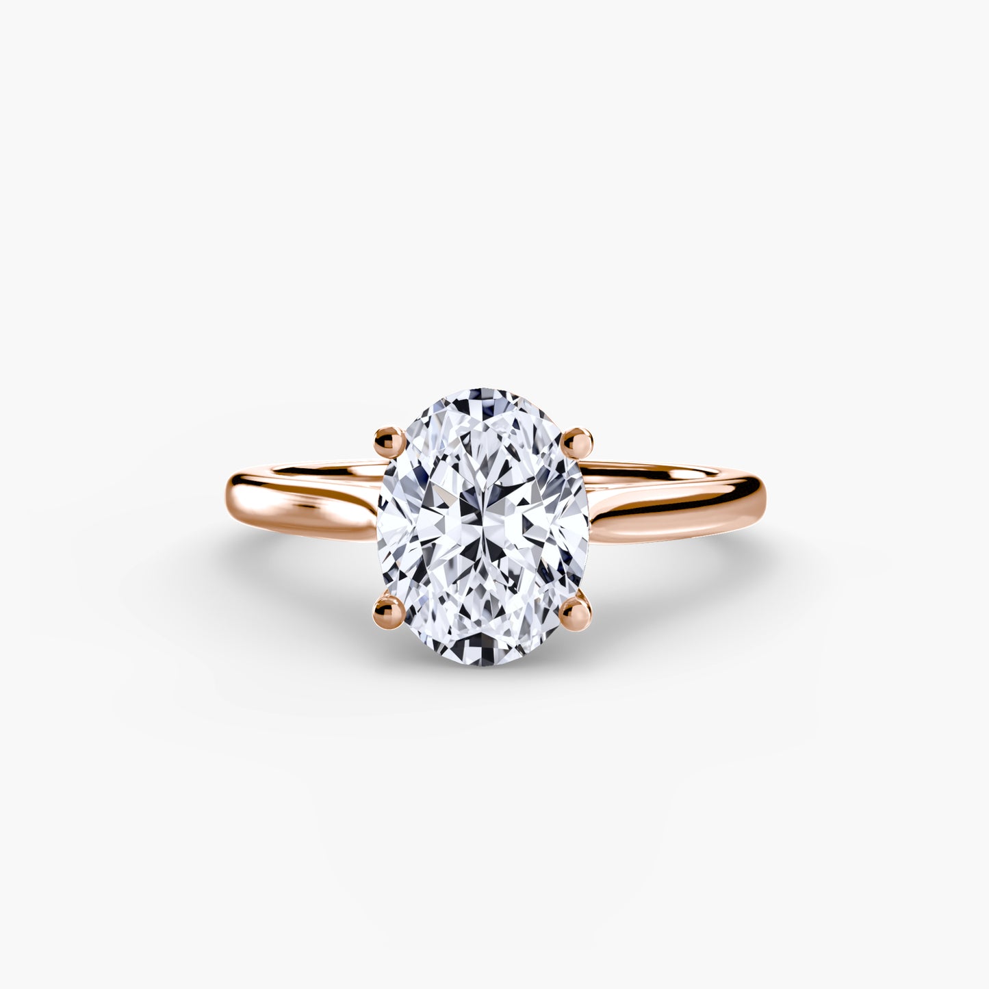2.0mm | Classic Cathedral Solitaire Engagement Ring