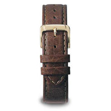 Load image into Gallery viewer, 18-20mm | Men&#39;s Sport Calf Leather Watch Band in Black and Brown - Speidel
