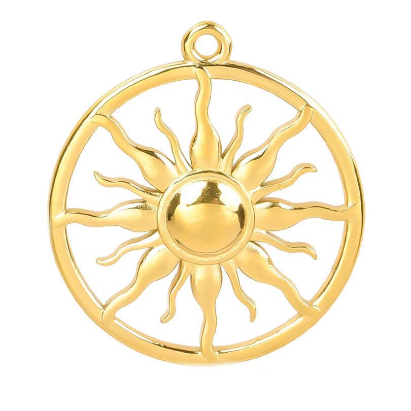 27x24mm | Sun Circle Fashion Necklace