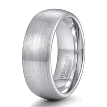 Load image into Gallery viewer, 6-8mm | Tungsten Brushed Band Ring
