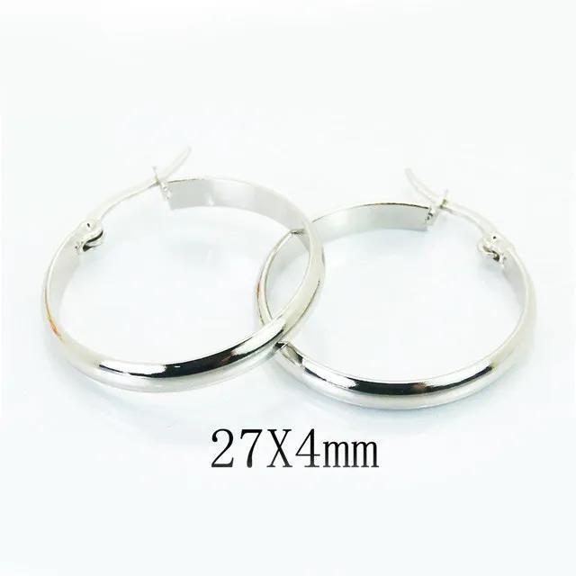 27x4mm | Stainless Steel Hoop Earrings Copy