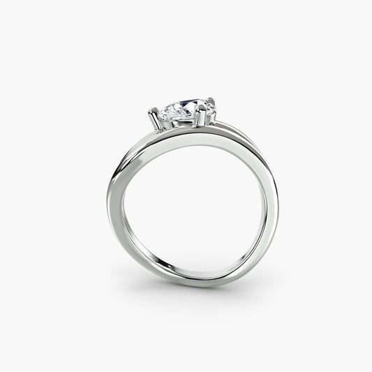 Dual Band Wave Ring