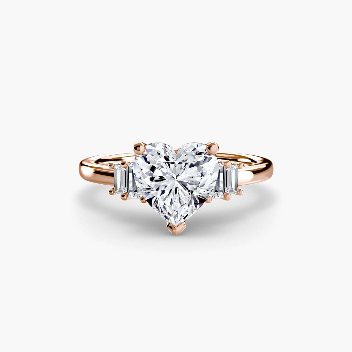 2.0mm | Baguette-Accented Engagement Ring