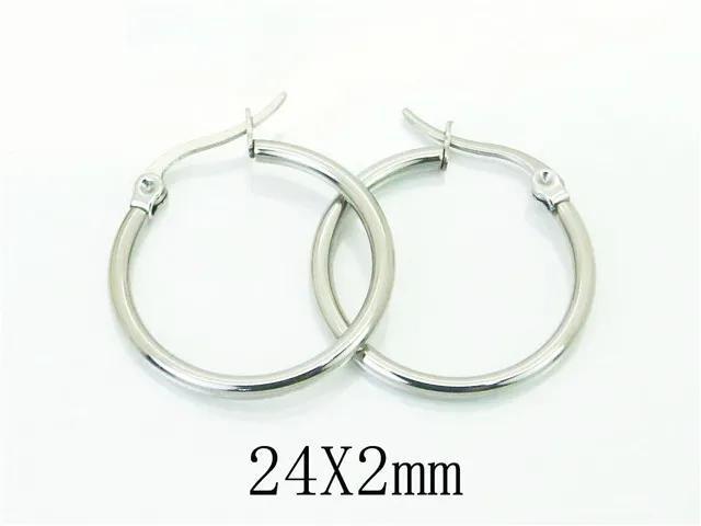 24x2mm | Stainless Steel Hoop Earrings