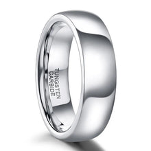 Load image into Gallery viewer, 2-8mm | Tungsten Plain Polished Band Ring
